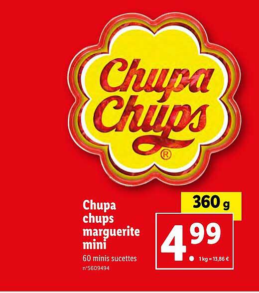 chupa chups marguerite mini