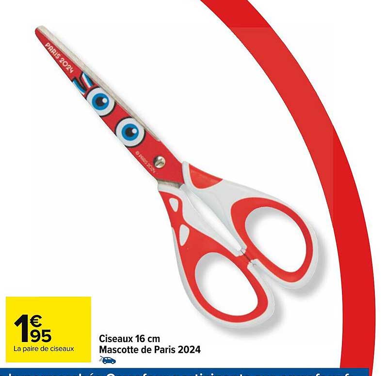 Ciseaux 16 Cm Mascotte De Paris 2024