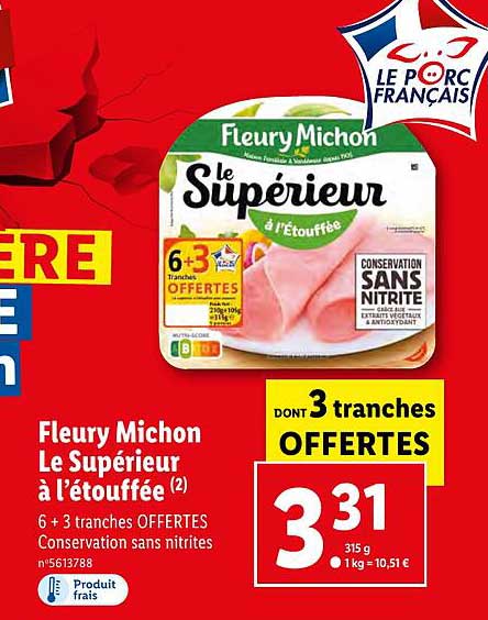 fleury michon  le superieur a l'etouffee