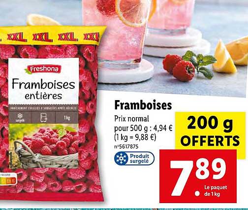 Framboises Freshona
