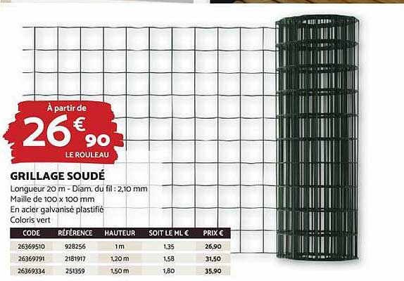Grillage Soudé