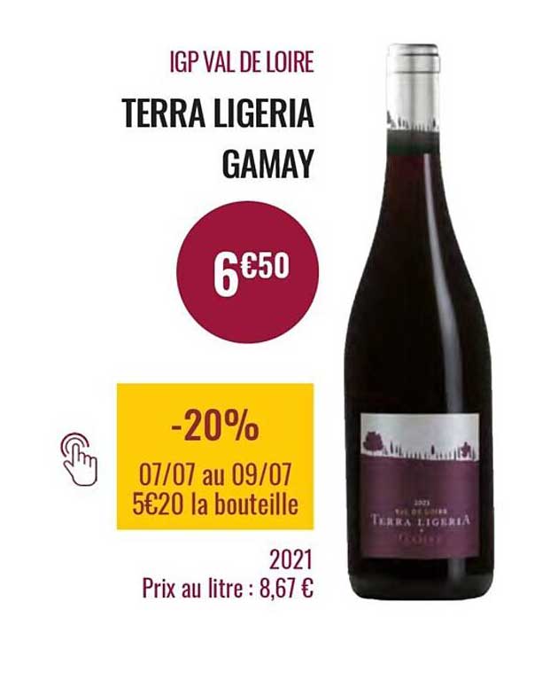 igp val de loire terra ligeria gamay 2021