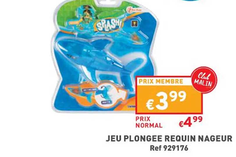 jeu plongée requin nageur