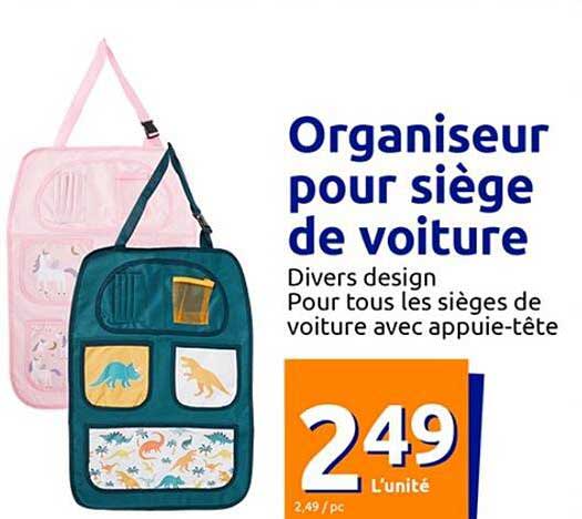 Organiseur Pour Siège De Voiture