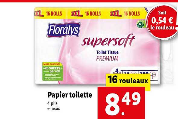 Papier Toilette Floralys