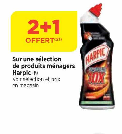 produits ménagers harpic