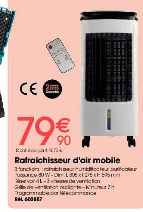 rafraîchisseur d'air mobile