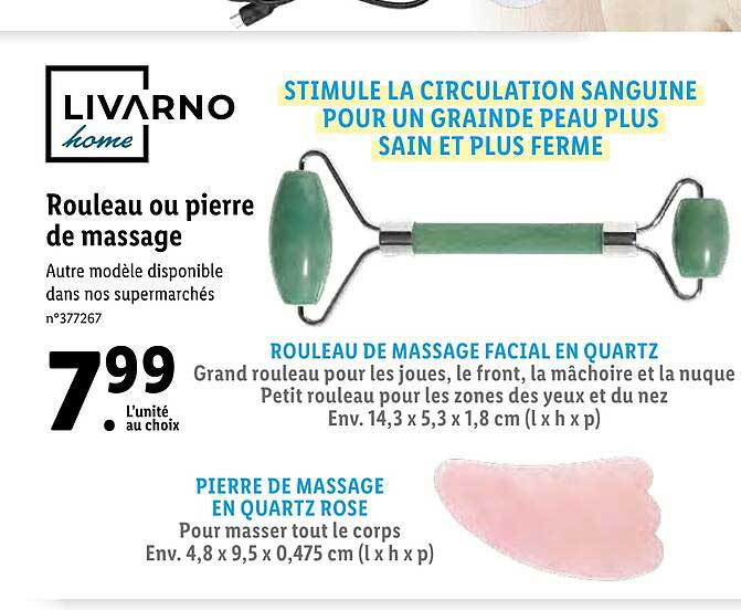 Rouleau Ou Pierre De Massage Livarno Home