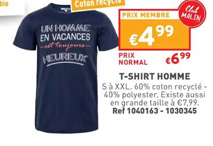 t-shirt homme