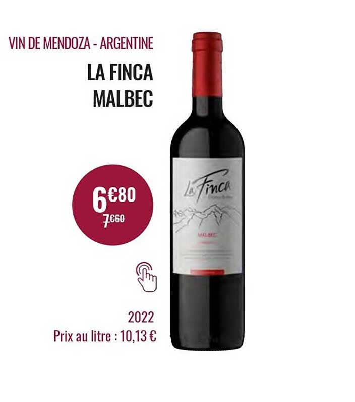 vin de mendoza - argentine la finca malbec 2022