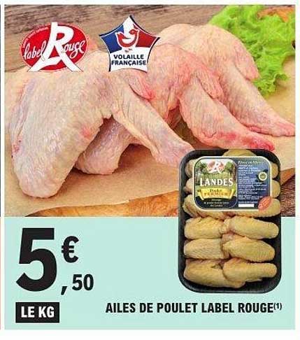 AILES DE POULET LABEL ROUGE