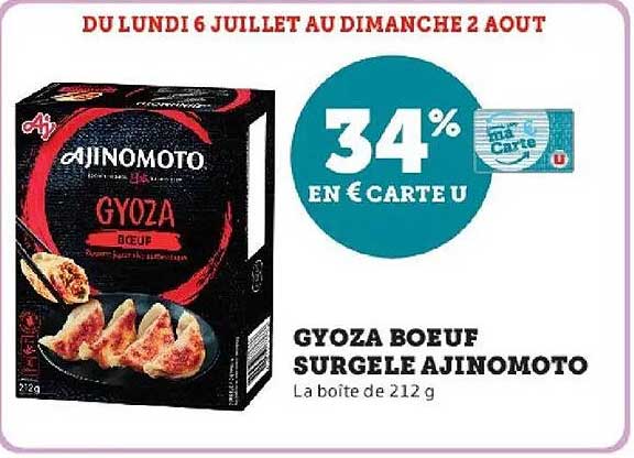 Ajinomoto GYOZA BŒUF