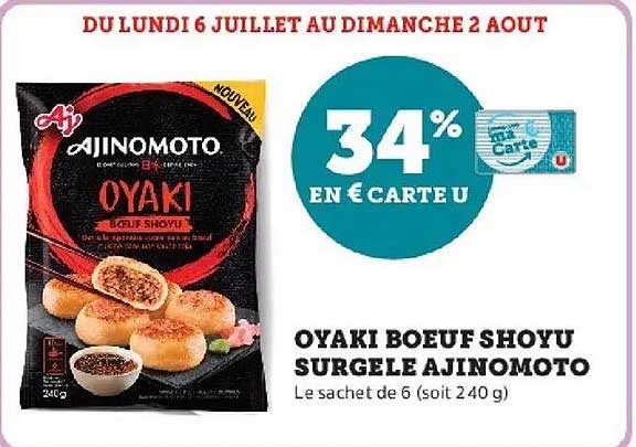 Ajinomoto Oyaki Bœuf Shoyu
