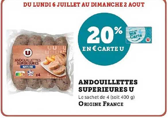 ANDOUILLETTES SUPERIEURES