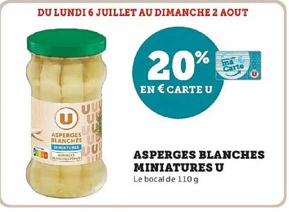 Asperges blanches miniatures U