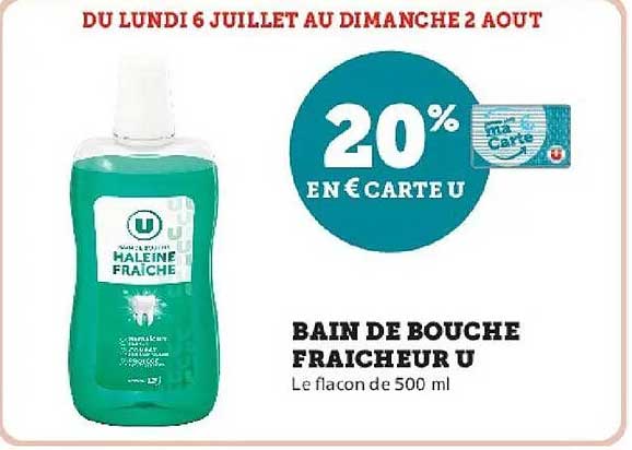 Bain de bouche Fraîcheur U