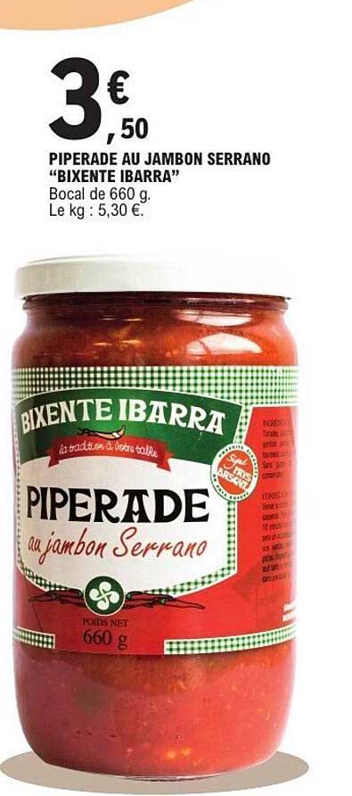 BIXENTE IBARRA PIPERADE