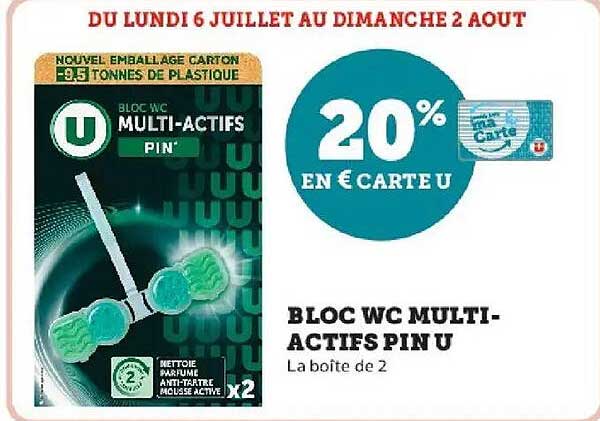 BLOC WC MULTI-ACTIFS PIN U