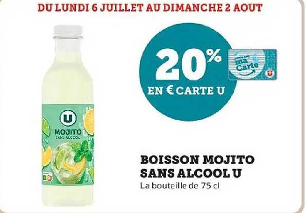 BOISSON MOJITO SANS ALCOOL U