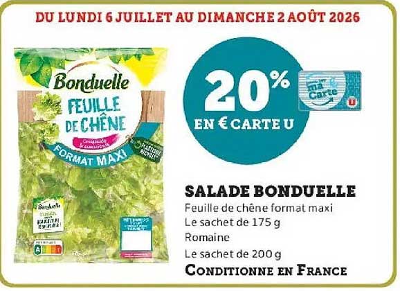 Bonduelle Feuille de Chêne