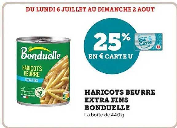 Bonduelle HARICOTS BEURRE EXTRA FINS