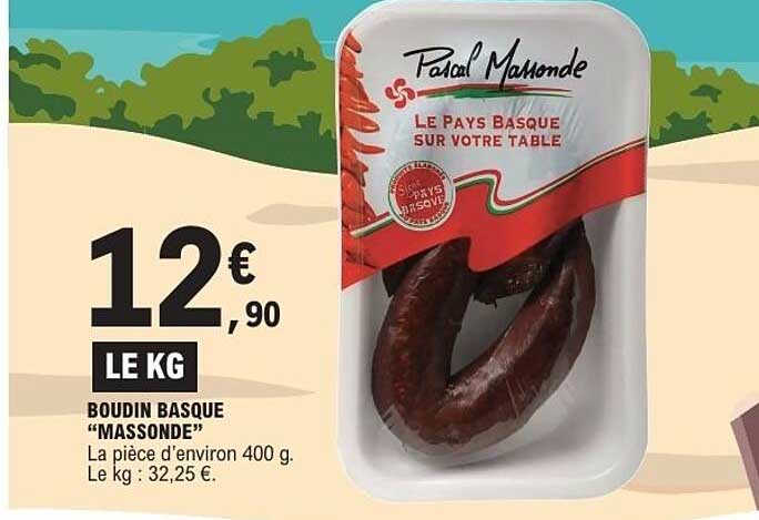 Boudin Basque "Massonde
