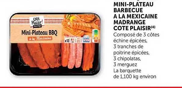 Côté Plaisir Mini-Plateau BBQ