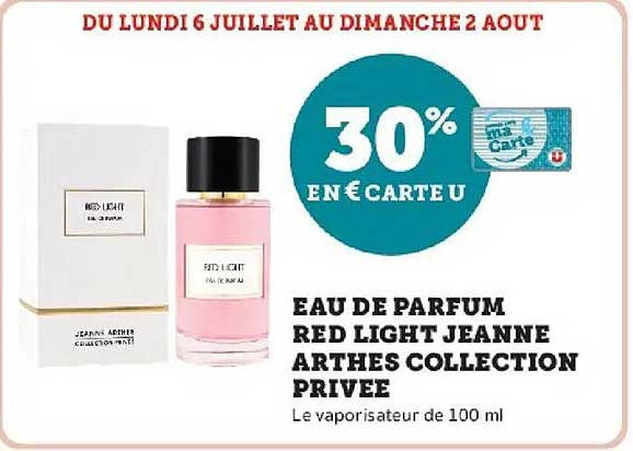 EAU DE PARFUM RED LIGHT JEANNE ARTHES COLLECTION PRIVEE
