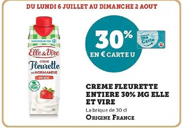 Elle & Vire Crème Fleurette Entière