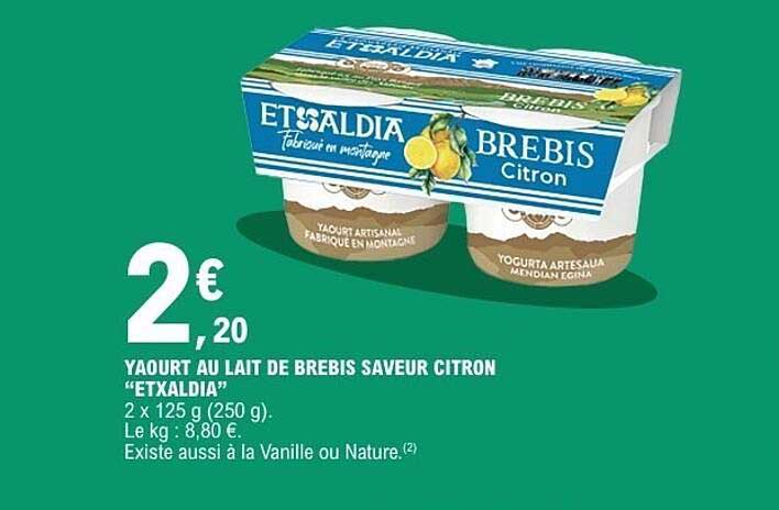 ETSALDIA BREBIS Citron