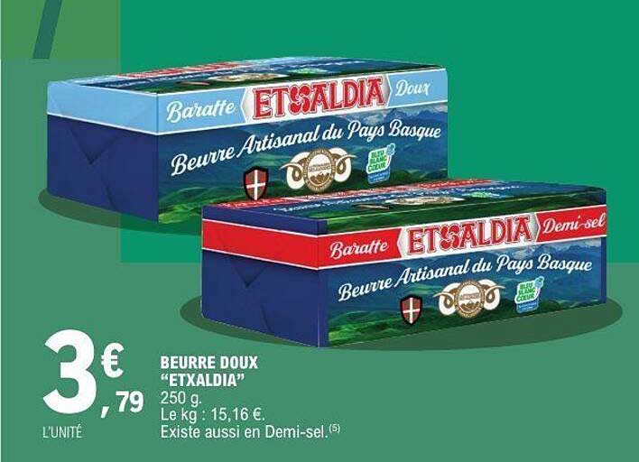 ETXALDIA Beurre Artisanal du Pays Basque