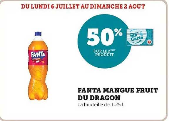FANTA MANGUE FRUIT DU DRAGON