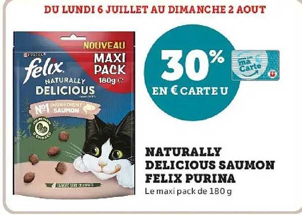 FELIX PURINA NATURALLY DELICIOUS SAUMON