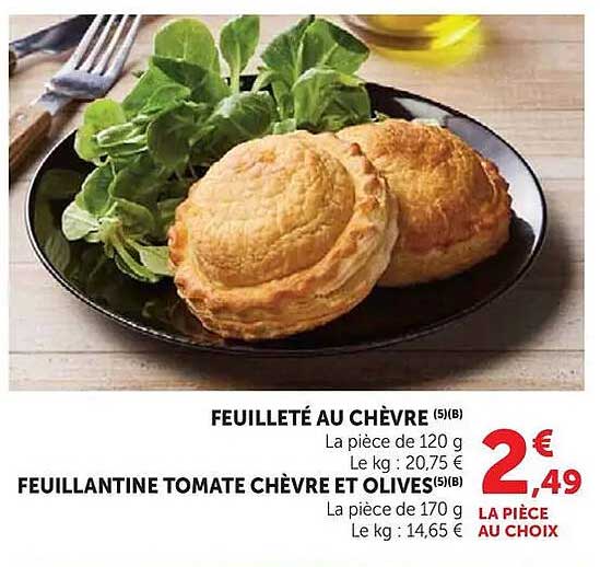 FEUILLETÉ AU CHÈVRE