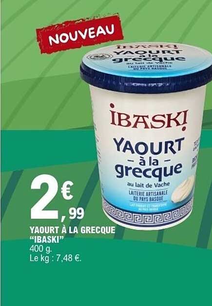 I BASKI YAOURT à la grecque