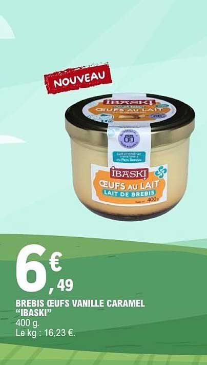 iBaski OEUFS AU LAIT LAIT DE BREBIS