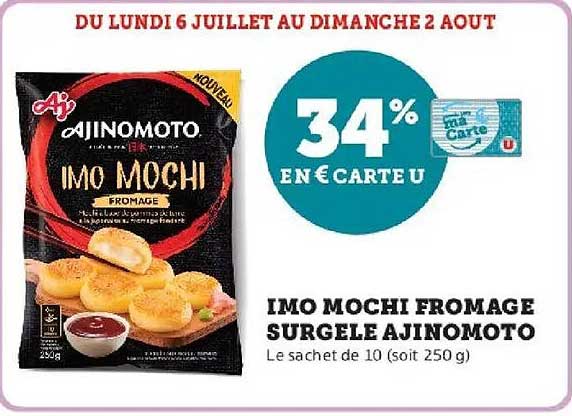 IMO MOCHI FROMAGE SURGELE AJINOMOTO