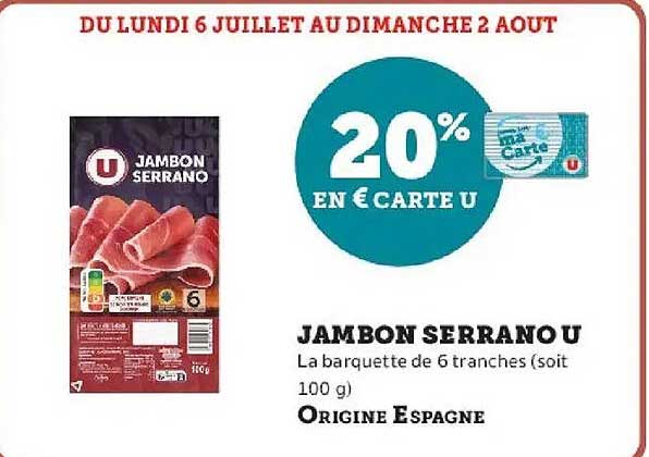 JAMBON SERRANO U