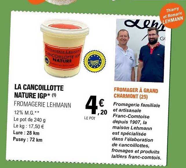 LA CANCOILLOTTE NATURE