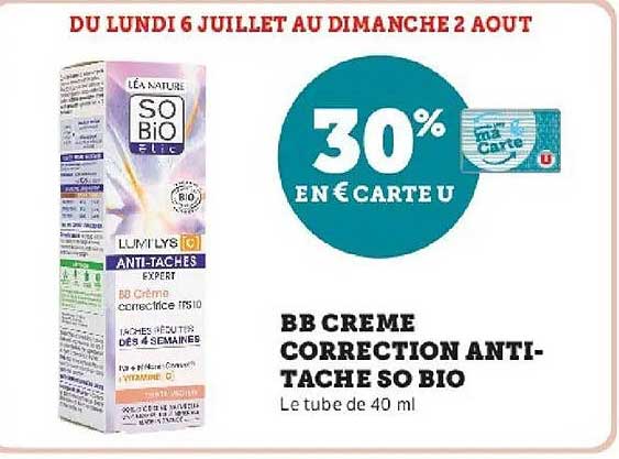 Léa Nature SO BiO étic BB CREME CORRECTION ANTI-TACHE SO BIO