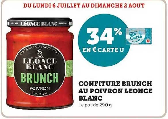 Léonce Blanc BRUNCH Poivron