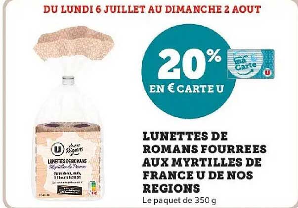 LUNETTES DE ROMANS FOURREES AUX MYRTILLES DE FRANCE U DE NOS REGIONS
