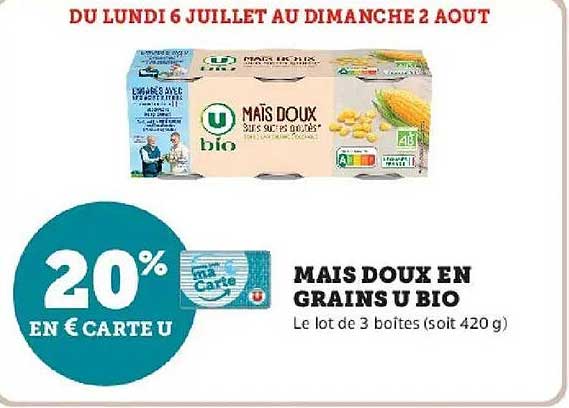 MAIS DOUX EN GRAINS U BIO