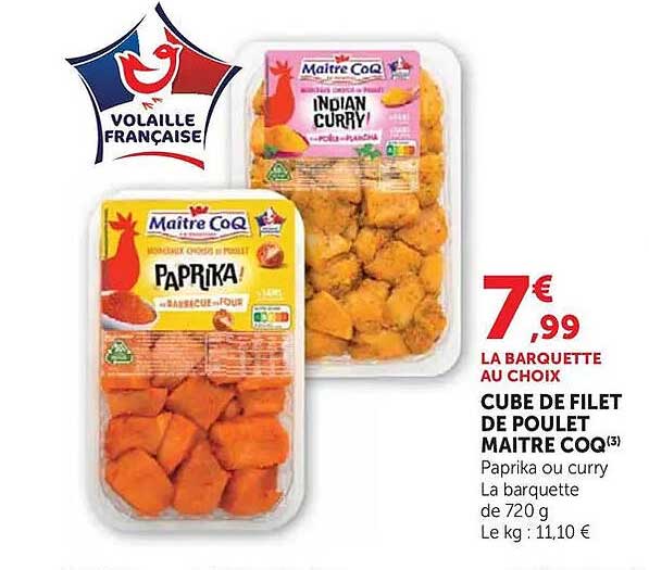 Maître Coq CUBE DE FILET DE POULET