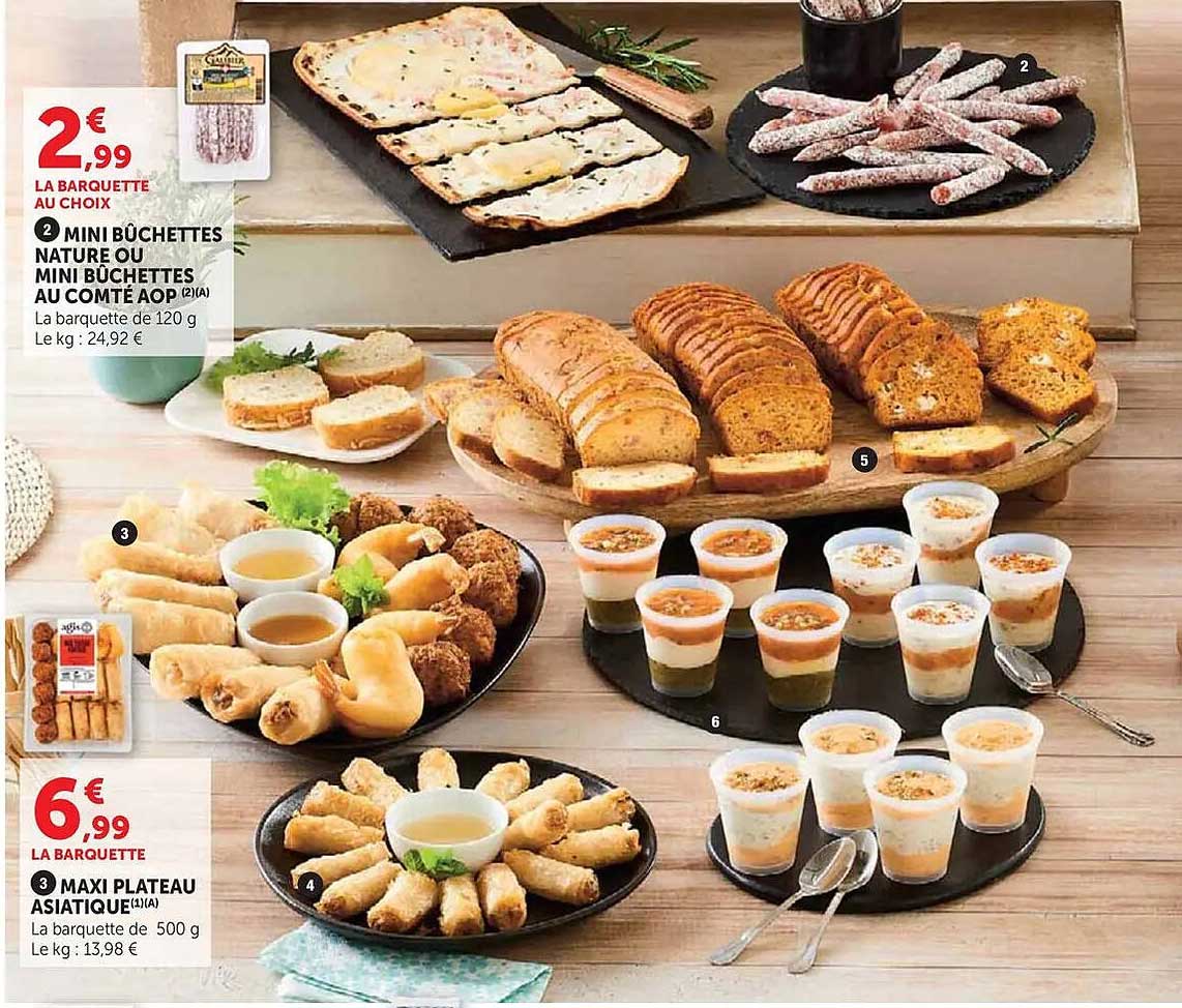 Mini Bûchettes Nature ou Mini Bûchettes au Comté AOP
