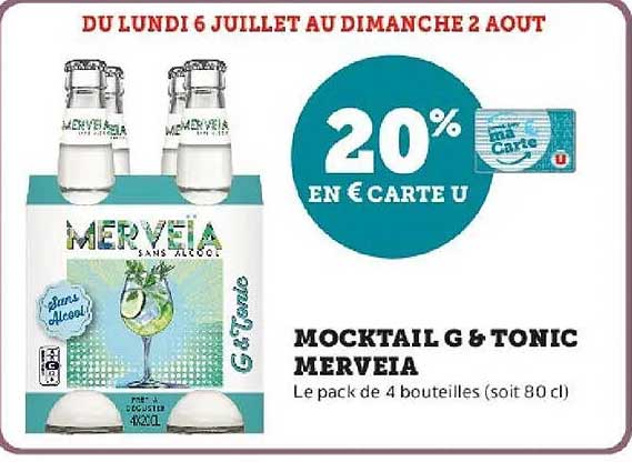 MOCKTAIL G & TONIC MERVEIA