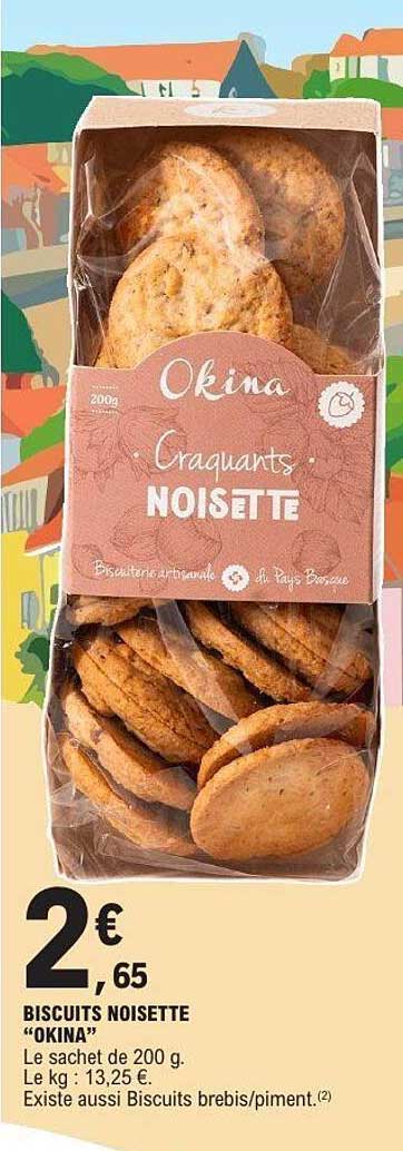 Okina Craquants NOISETTE