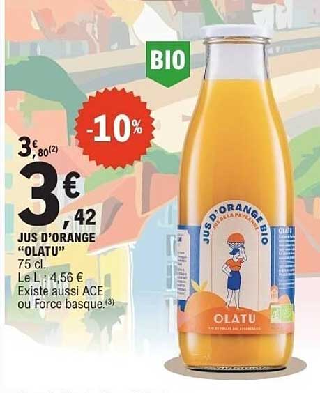 OLATU JUS D'ORANGE