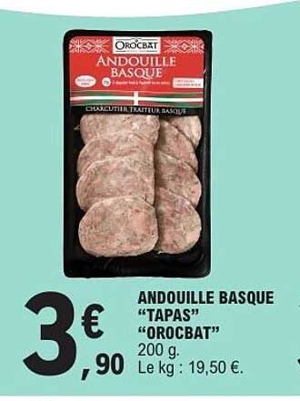 OROCBAT ANDOUILLE BASQUE