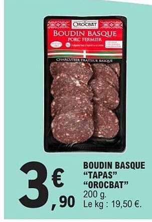 Orocbat Boudin Basque